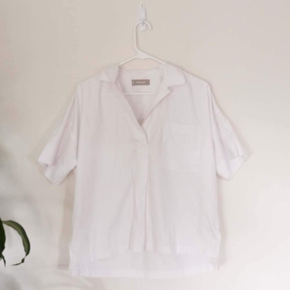 Cotton Short-sleeve Popover shirt